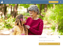 Tablet Screenshot of lifecarecenterofstonegate.com